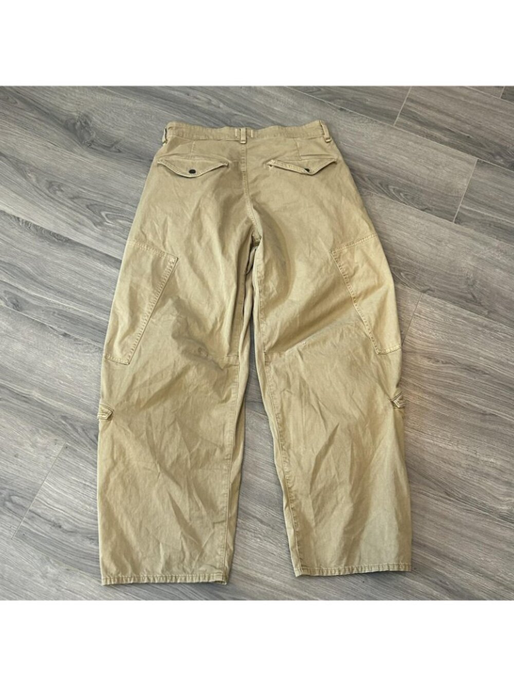 Citizens Of Humanity Cargo Pants Womens 29 Tan Catalina Flight Pants Barrel Leg - Picture 2 of 12